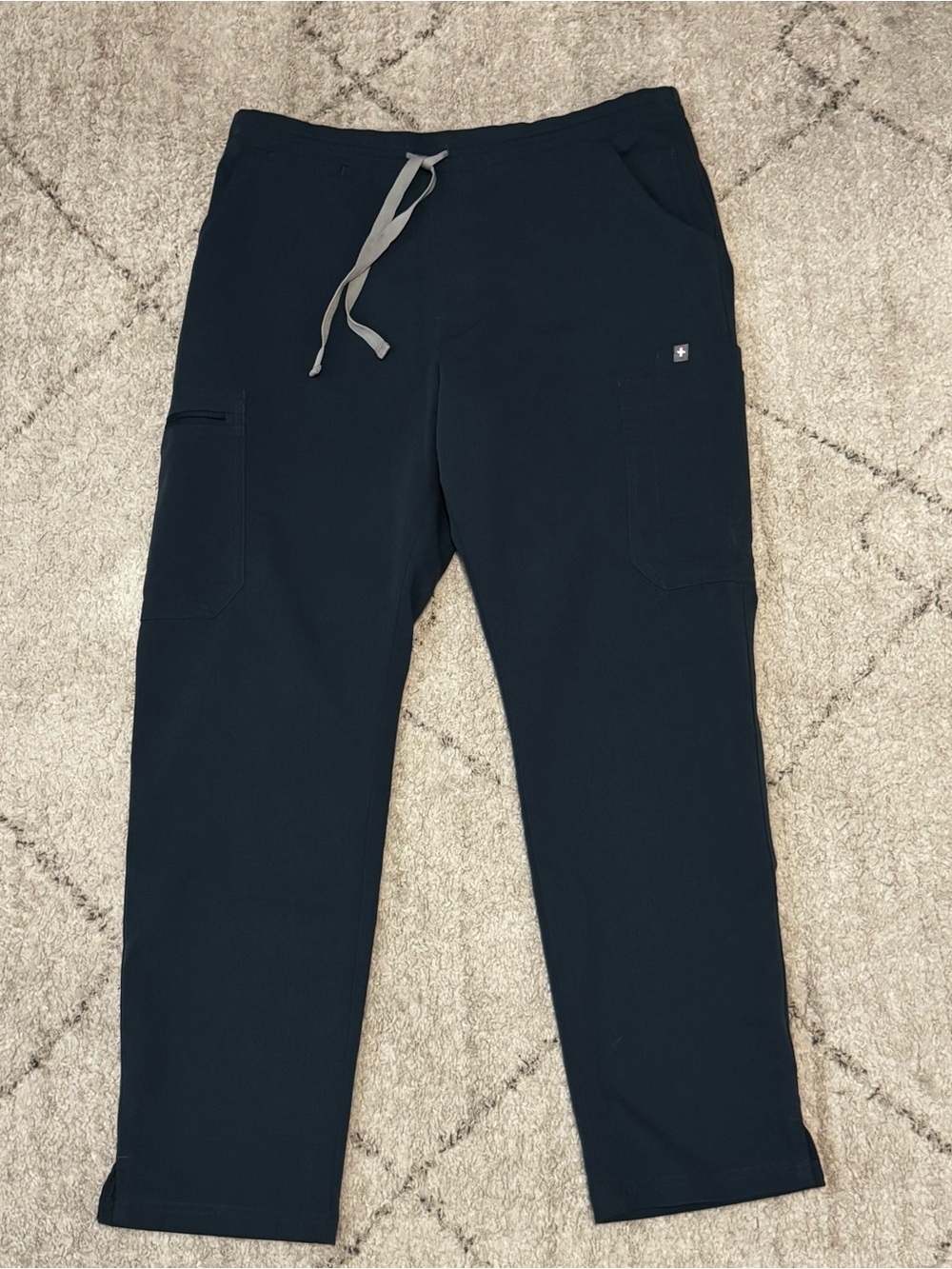 Figs Yola Scrub Pants - Dark Harbor, Medium Petite